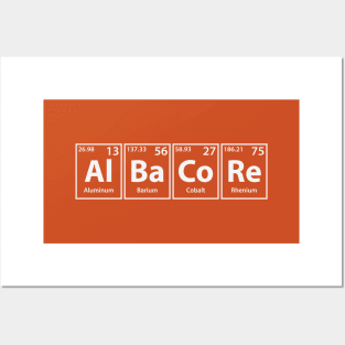 Albacore (Al-Ba-Co-Re) Periodic Elements Spelling Posters and Art